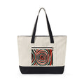 Spiral Window Heavy Canvas Tote