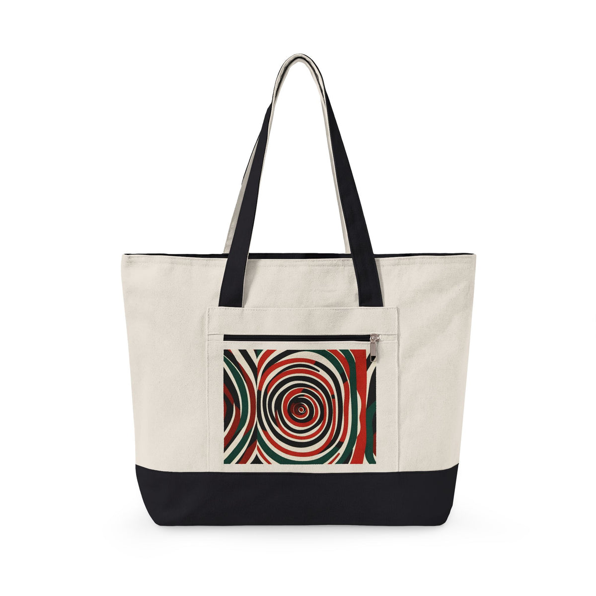 Spiral Window Heavy Canvas Tote