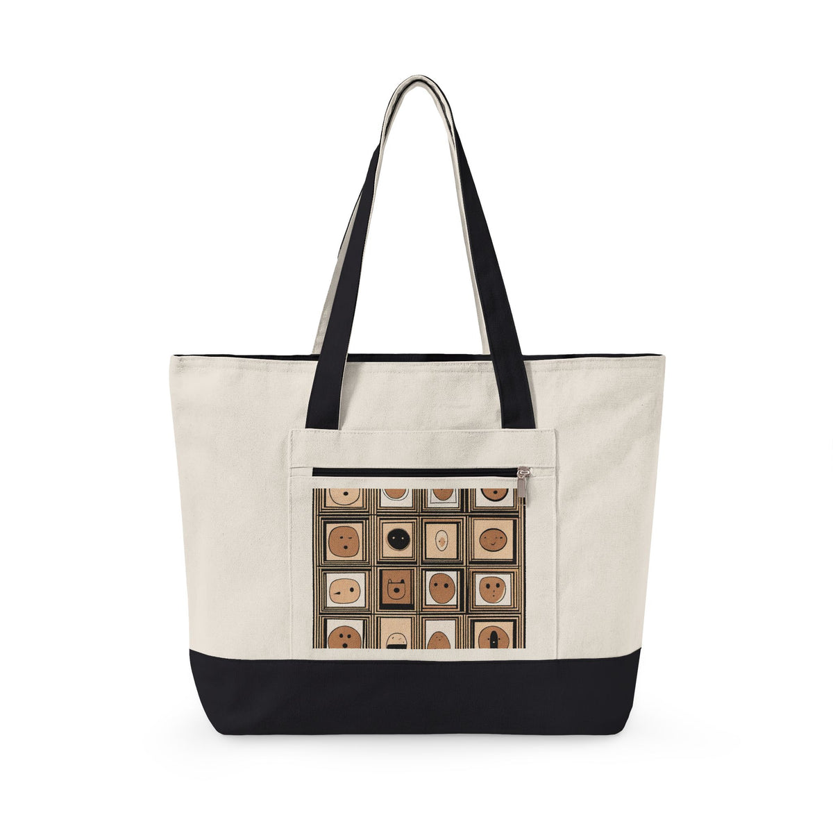 Modular Tiles Heavy Canvas Tote