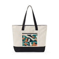 Color Fragments Heavy Canvas Tote