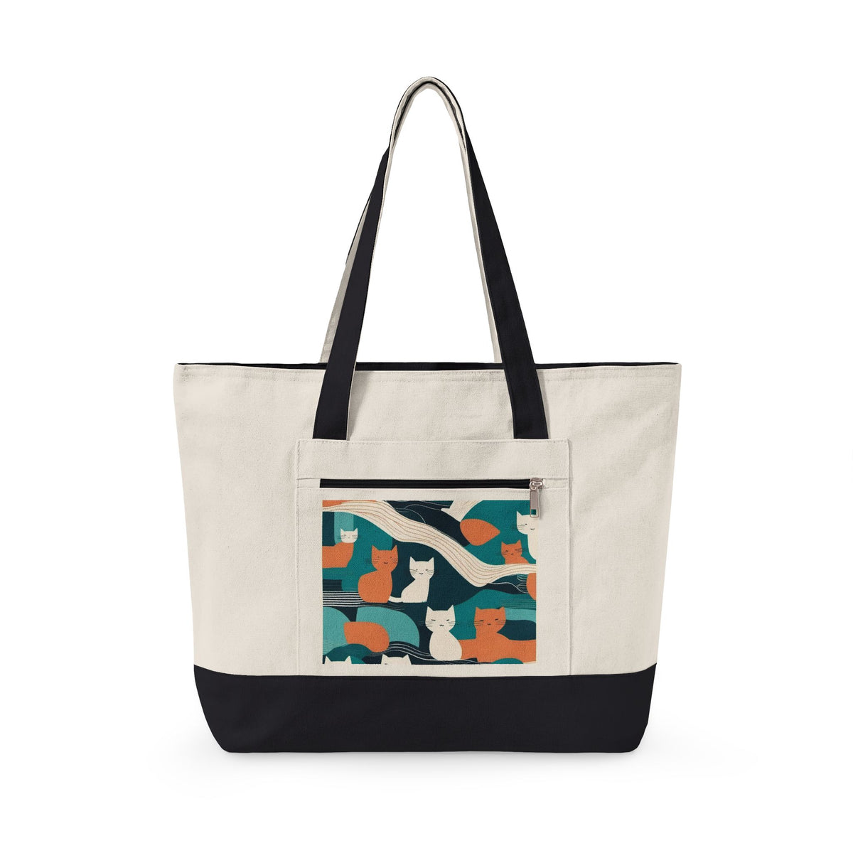 Color Fragments Heavy Canvas Tote