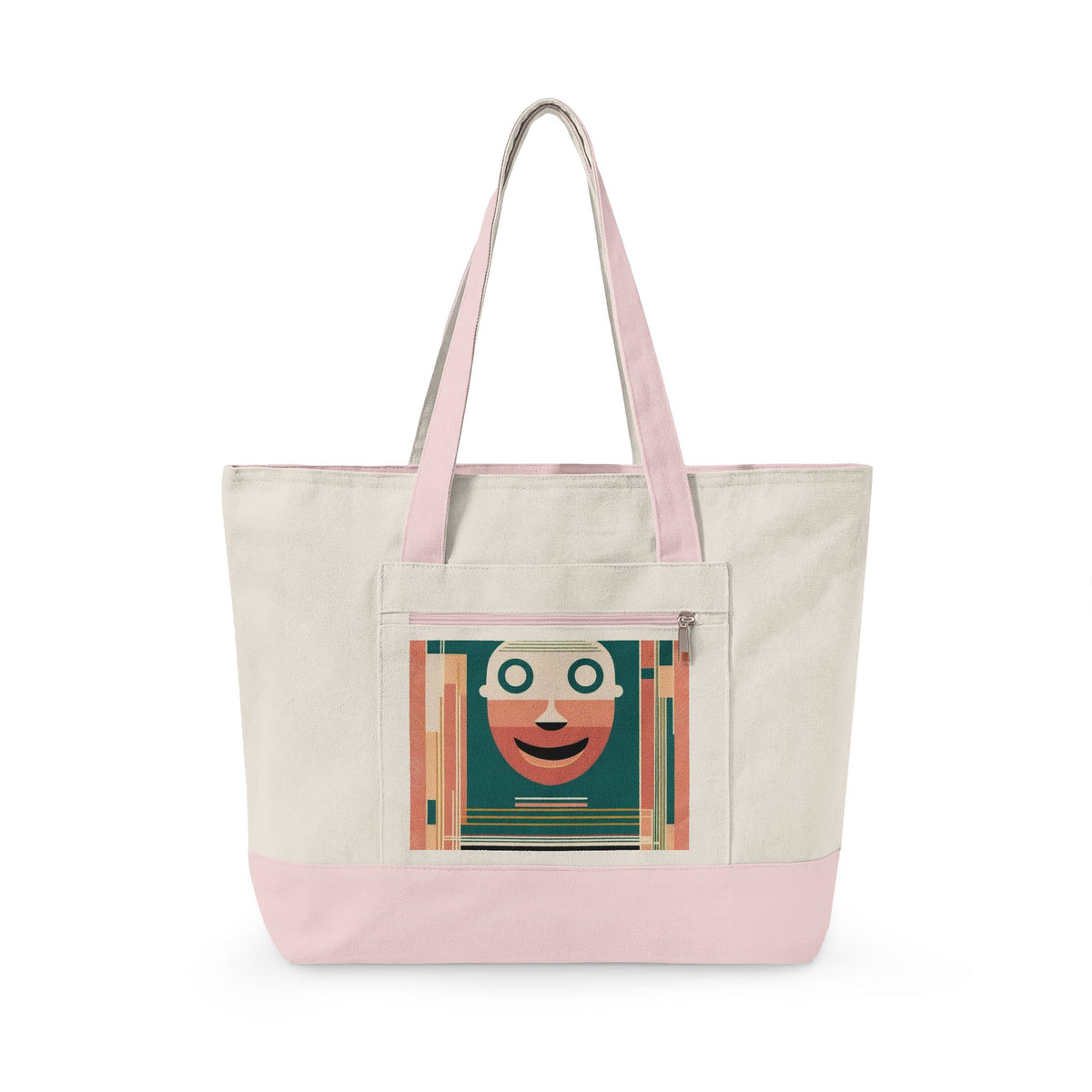 Friendly Face Heavy Canvas Tote