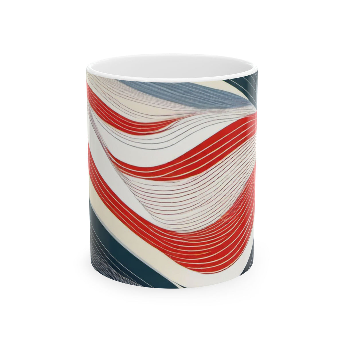 Red Ribbon Mug