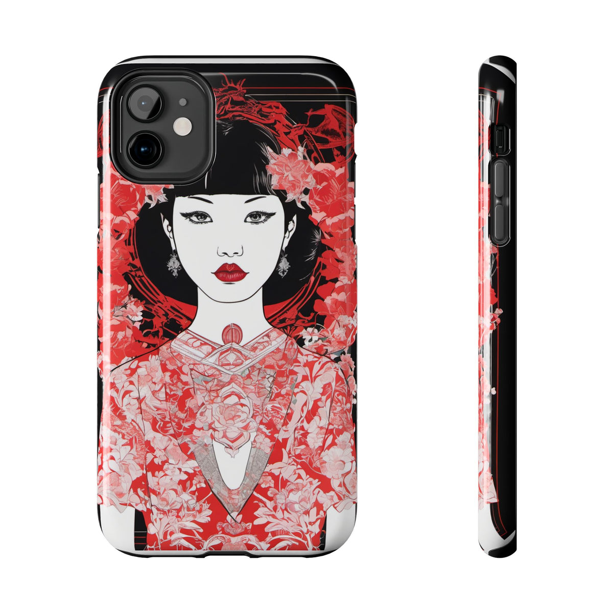 Crimson Portrait Phone Case