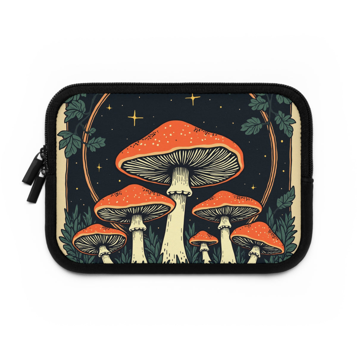 Moonlit Mushrooms Laptop Sleeve