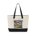 Wavy Stripes Heavy Canvas Tote