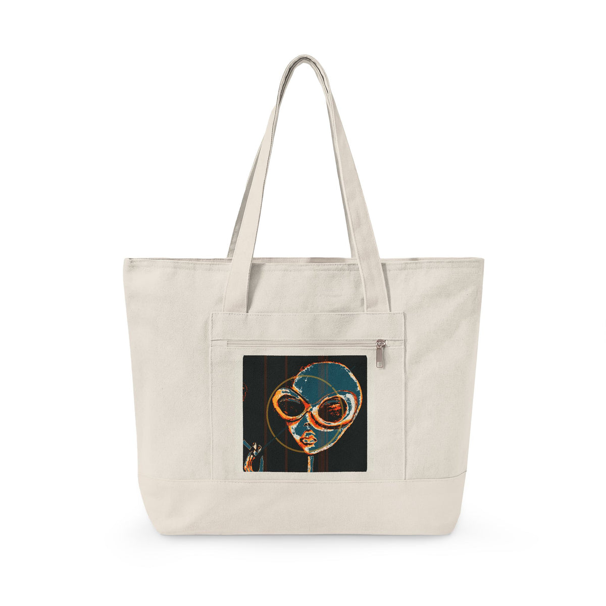 Orbital Hearts Heavy Canvas Tote