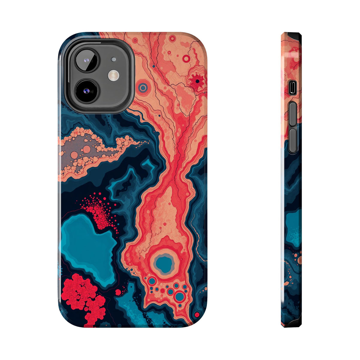 Coral Geode Phone Case