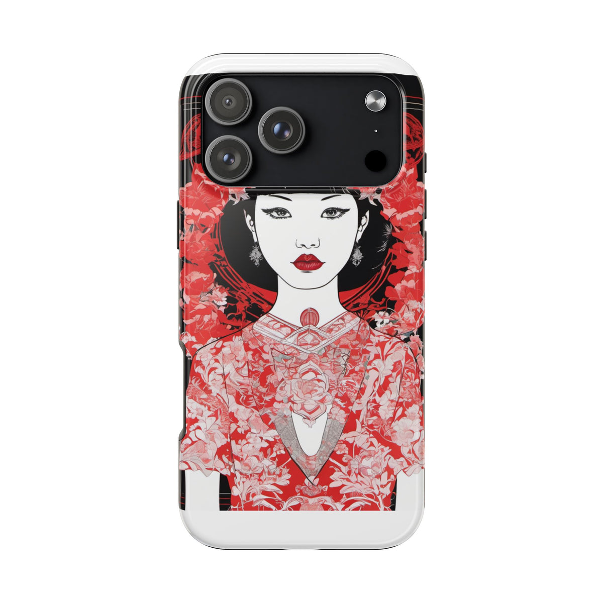 Crimson Portrait Phone Case