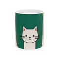 White Cat Mug
